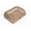 Lit pour chat et chien matelassé orthopédique matelassé Serta, brun clair, moyen-31319152-120617112