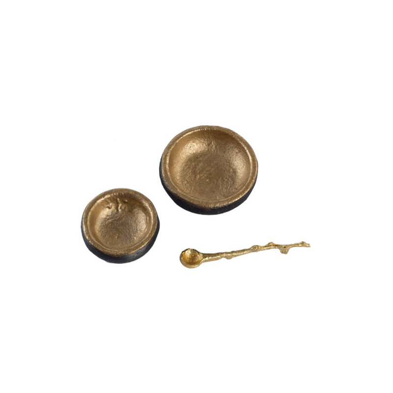 Vagabond Vintage Leaf Salt & Pepper Bowl - Thumbnail 2