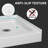 48" W X 32" D Acrylic Alcove Shower Base Pan Rectangular Single Threshold White Shower Tray with Non-slip Design