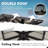 Kozyard Caesar Gray Double Roof Hardtop Gazebo with Privacy Curtain and Mosquito Netting-112230734-112230761-90576956