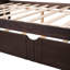 Lit de jour avec couchette en bois-125300305
