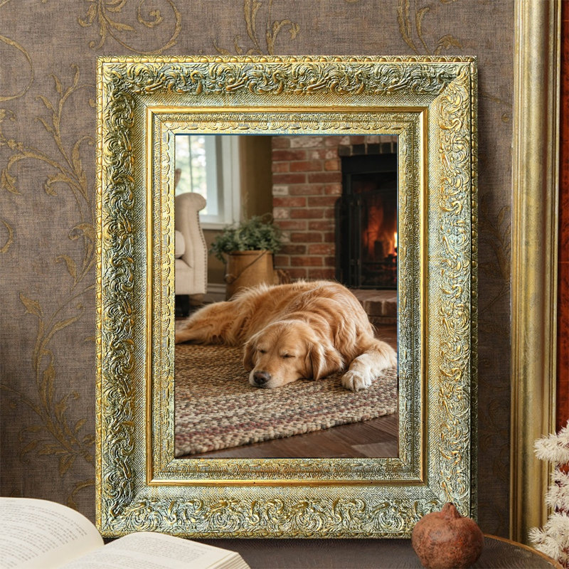 Cadre photo simple doré antique 1 PC 11 po x 14 po avec changement de photo facile, Antique Gold, 1, 11" W x 14" H