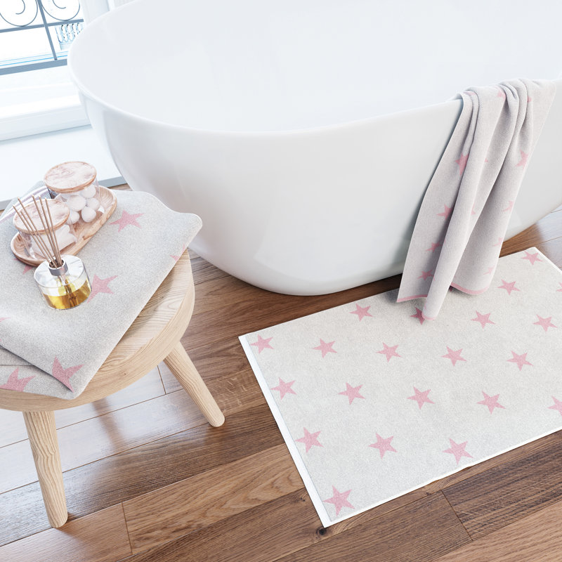 Star Hand Towel Single, Pink