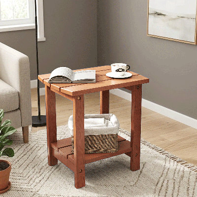 Table d'appoint en bois massif Classic