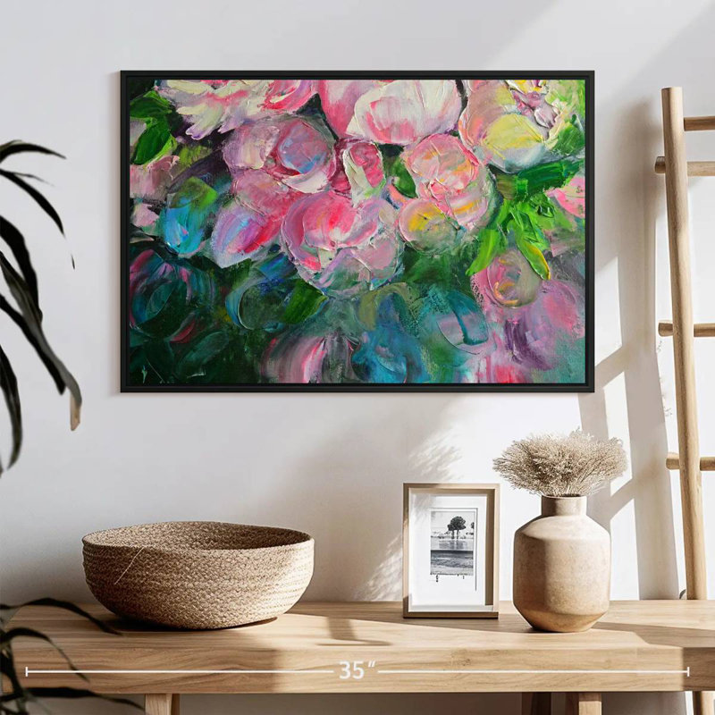 Avery Abstract Peonies, 17" H x 25" W