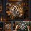 Décorations d'Halloween : autocollants pour fenêtres, sorcière effrayante, citrouille, fantôme, autocollants pour vitres amovibles, décorations de fenêtre effrayantes pour Halloween.-736952747