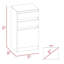 Commode standard à deux tiroirs Eliga-25992978