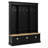 Elegant APP Controlled LED Light Hall Tree With 9 Hooks, Roman Column Design, And Large Storage Cabinets For Entryway-1577763901