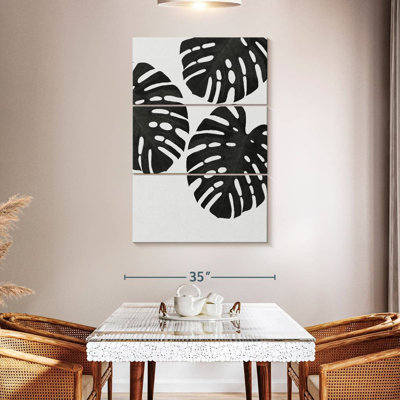 Feuille Harnek Monstera III BW