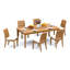 8 Seats 9 Pcs Grade-A Teak Wood Dining Set: 83" Rectangle Table And 8 Lagos Armless Chairs #11LG1800-1458020277-1481744227