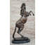 Statue de cheval sauvage Soliel en bronze