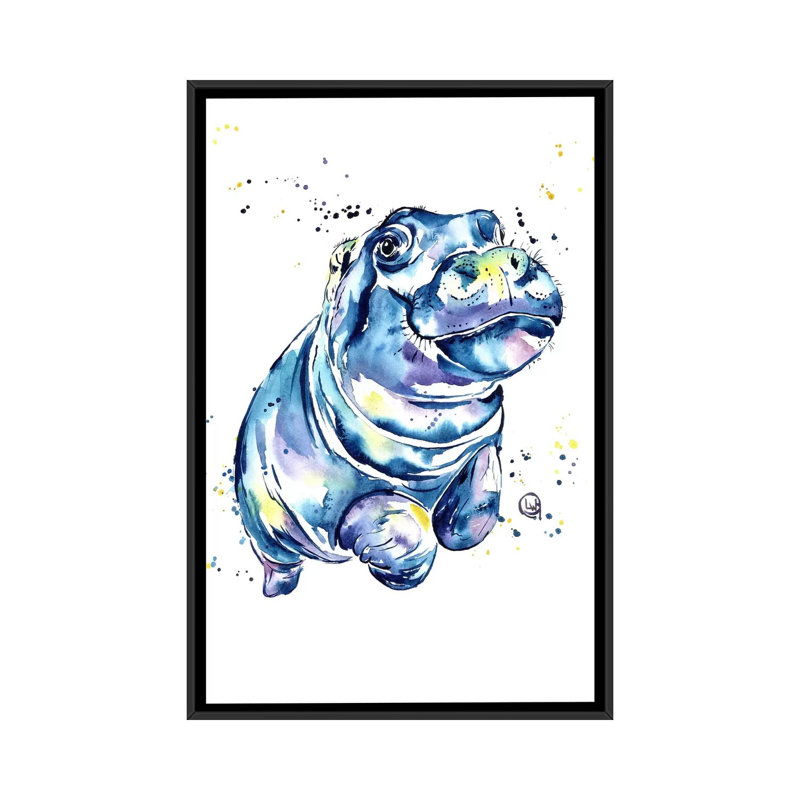 « grace », impression sur toile tendue, H 26 po x l 18 po x P 1,5 po, Toile avec cadre noir, Pas de tapis