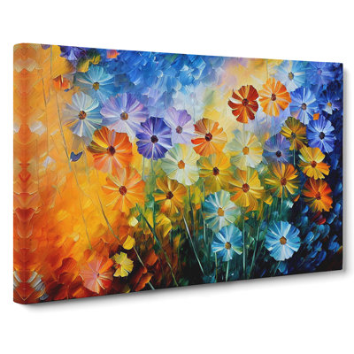 Painted Wildflowers Vol.2 Abstract - Wrapped Canvas