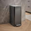 13-Gallon Stainless Steel Slim Step Trash Can With Bifold Lid-1462412733