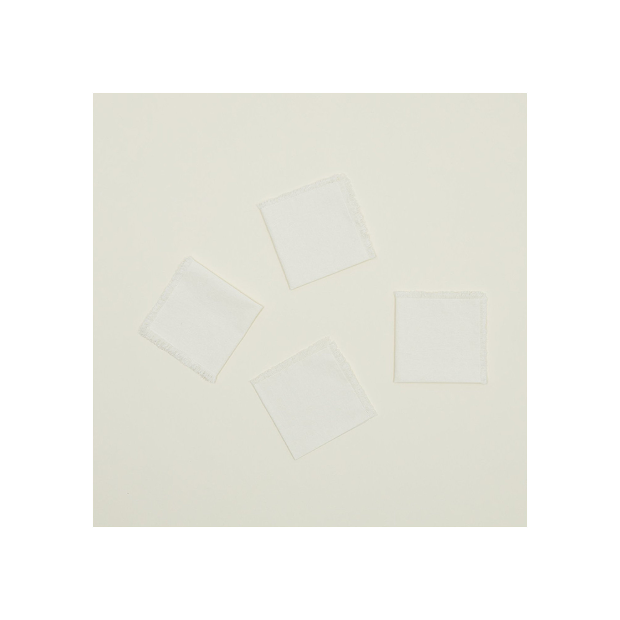 Essential Cocktail Napkin- Set Of 4, Ivory