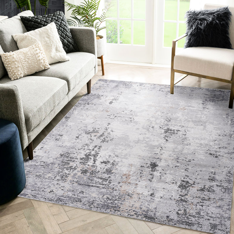 Tapis 8 x 10 / sable / abstrait, sans perte de teinture, décore l'apparence d'un métier à tisser, ne perd pas ses poils, convient au bureau à domicile, à la chambre à coucher, à la salle à manger
