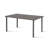 Zestversa 6-Person Rectangular Taupe Metal Outdoor Dining Table-122534882