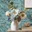 Carreau de mosaïque en verre à bord droit 1 "x 2" pour piscine-54645488