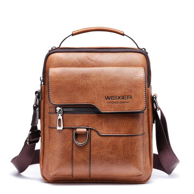 Sac à dos à bandoulière Sac à bandoulière pour homme Sac à bandoulière en cuir vintage