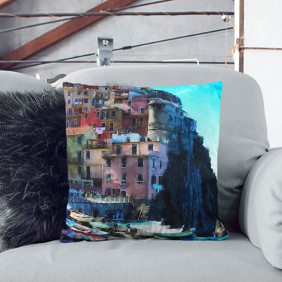 Cinque Terre in Italy Vol.1 Scatter Cushion