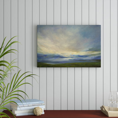 Clouds on the Bay III by Sheila Finch - Painting Print
