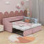 Lit de jour simple rembourré avec couchette-1355888608
