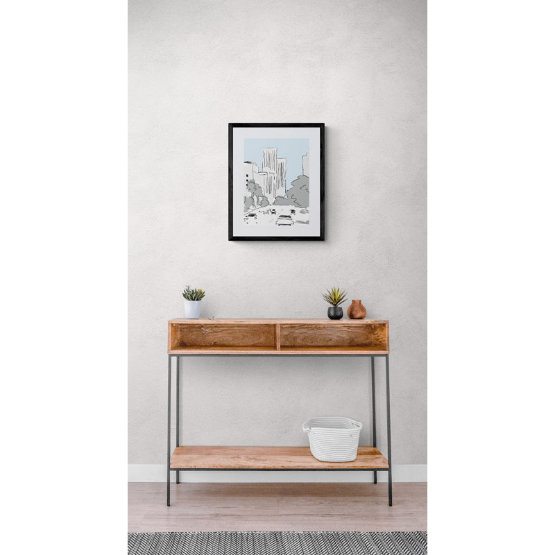 Wilshire Boulevard Print by Deborah Blum, 31.25" H x 25.25" W