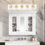 Armoire à pharmacie de salle de bain avec miroir