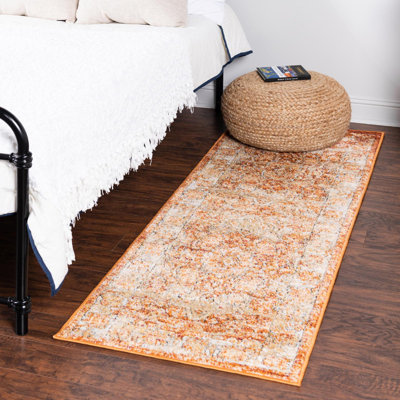 Tapis oriental rouge rouille Alresford