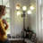 Medusa 74 in. Modern 5-Light Height Adjustable Gooseneck LED Floor Lamp with 5 Cone Shades-62954059