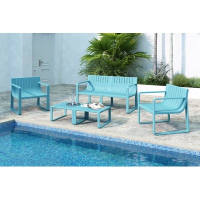 Ciley 4 - Person Patio Conversation Set