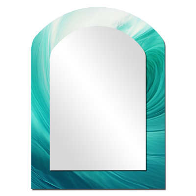 Turquoise Wondrous Wave Spiral