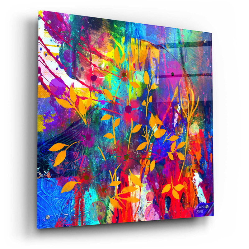 Sur impression plastique / acrylique, H 24 po x l 24 po x P 0,2 po