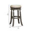 Tabouret de bar rotatif en bois massif de 30 po Ramona
