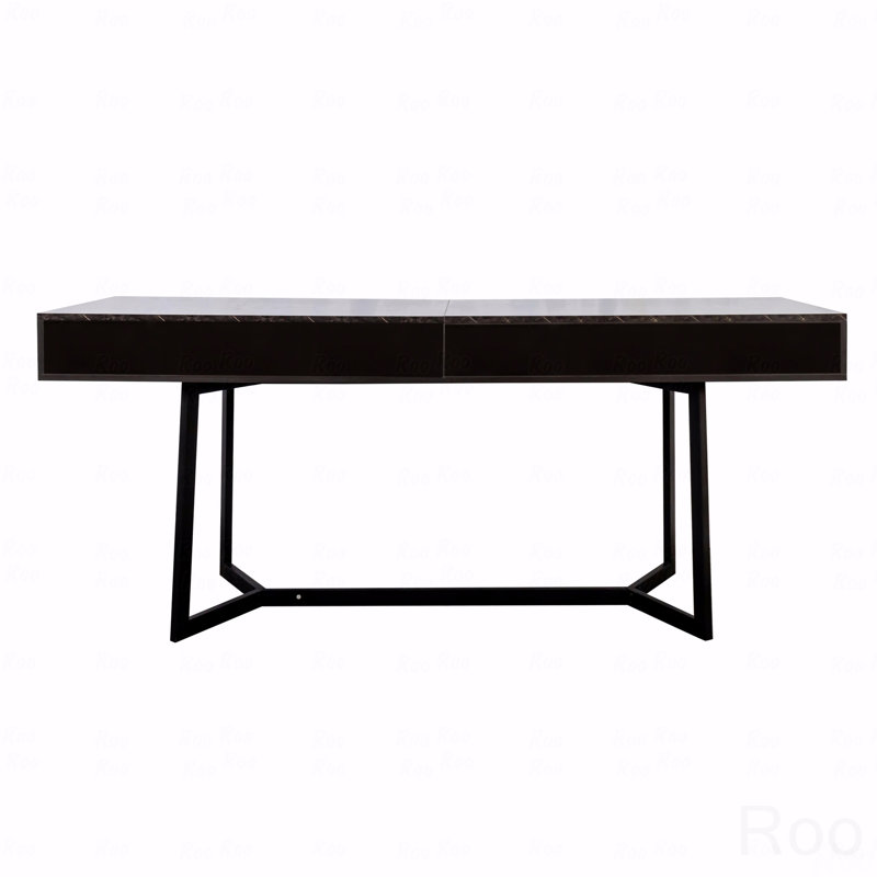 Bureau d'ordinateur 70,87 ", bureau d'étude et de travail, pieds en Y en métal