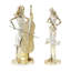 Ensemble de 2 figurines / sculptures 2 personnes Isavella
