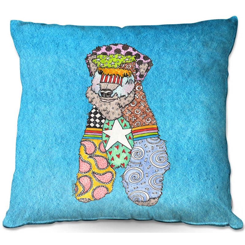  Coussin Couch Wheaten, 18 po x 18 po, Blanc