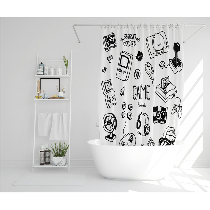 Cockrell Hill Polyester Shower Curtain Set