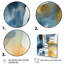 «Blue and Gold Fusion V», reproduction sur toile-1264287150-1264287148