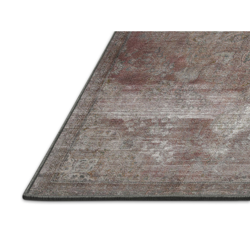Tapis gris/zone noire contemporaine, Rectangle 7 pi x 10 pi