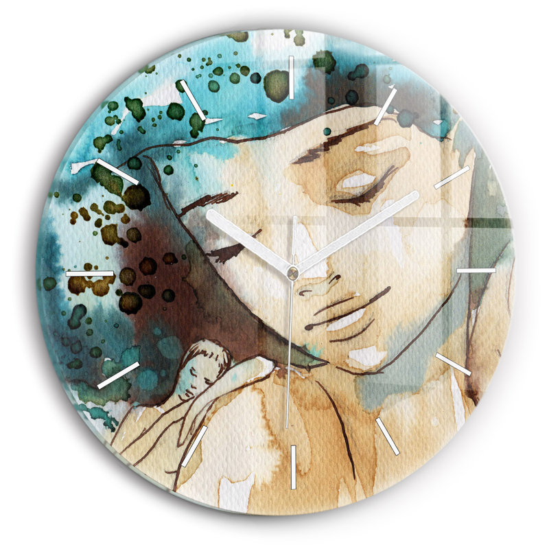 Glass Wall Clock