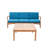 Beven Acacia 3 - Person Patio Conversation Set with Cushions-2087894280