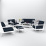 Ensemble de conversation avec coussins Sunbrella pour 7 personnes Townsend