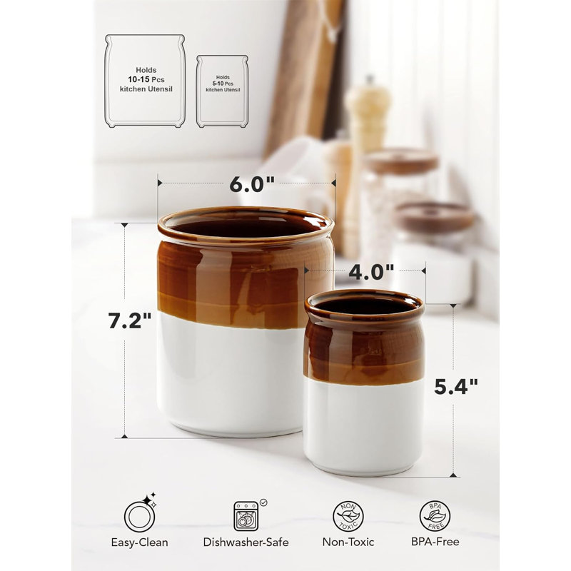 2-Piece Large Kitchen Utensil Rack