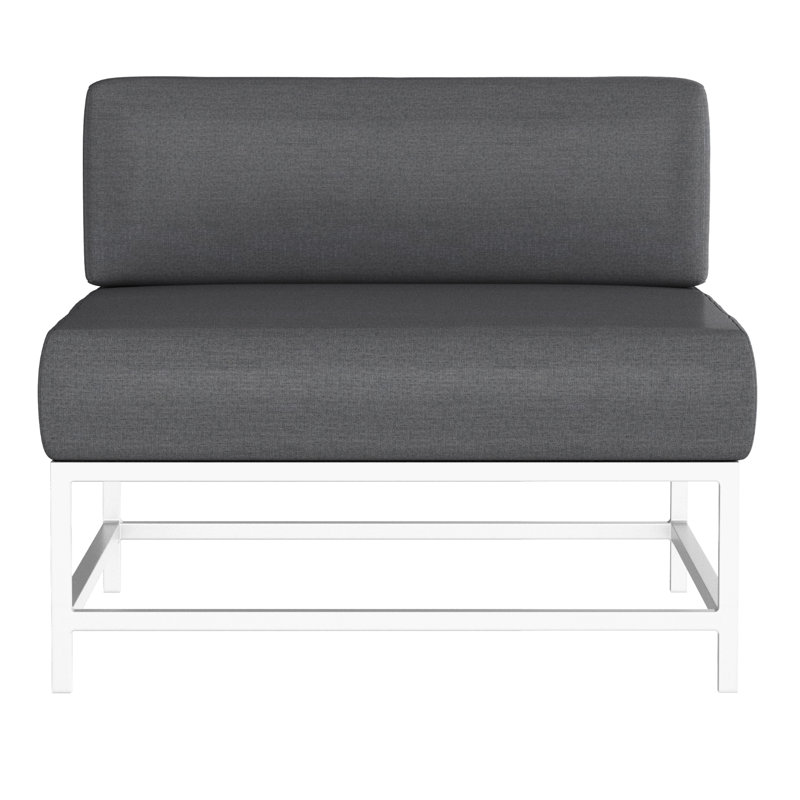 Delano Outdoor Lounge Chair, Tex Gray, Cast Slate