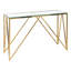 Ademaro 120cm Glass Top Console Table-2098484844