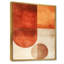 Toile neutre chaleureuse, équilibre terre cuite, art mural abstrait terre cuite-636631450-636631462