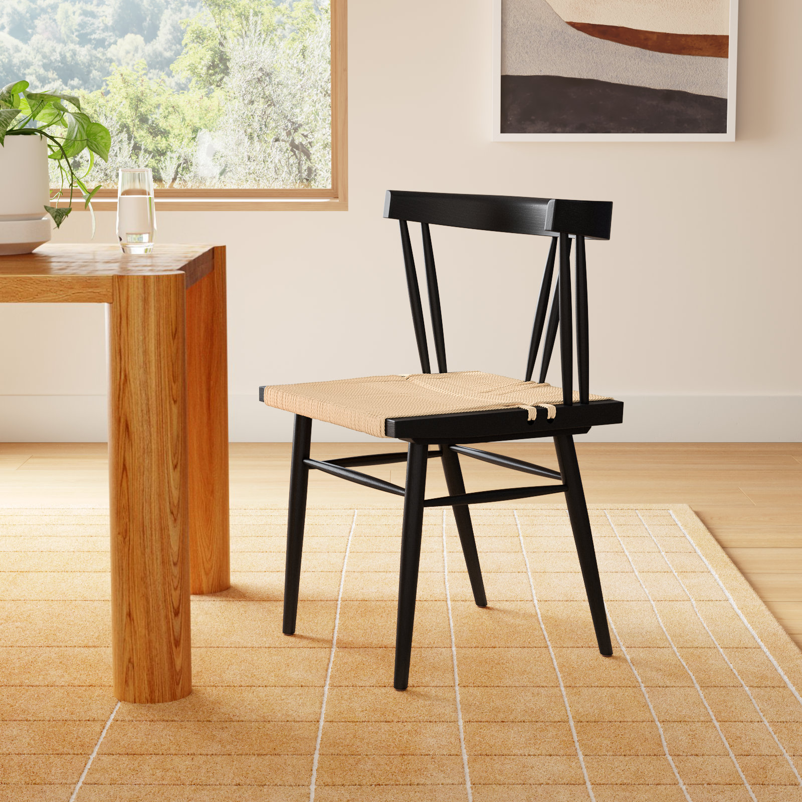 Dining Armchair, Black