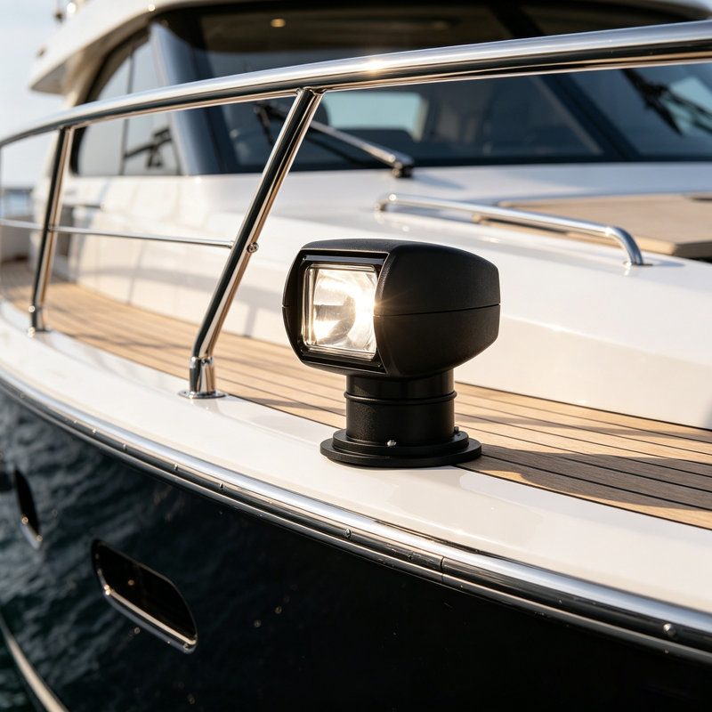 Projecteur de projecteur rotatif 100W à 360 ° pour voiture de bateau tout-terrain