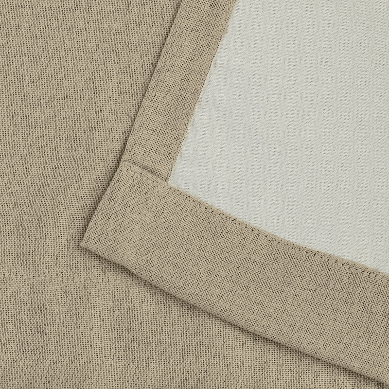 Panneau de rideau obscurcissant 100% polyester, Amande givrée, L 26 po x L 84 po